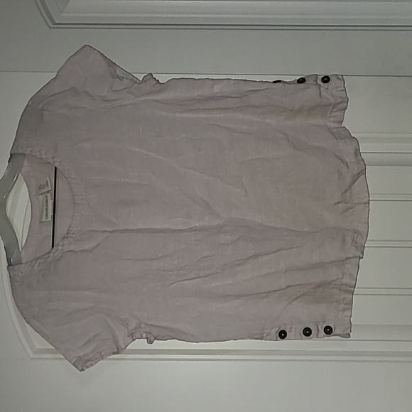 Beige linen,med. size top - Picture 2 of 5